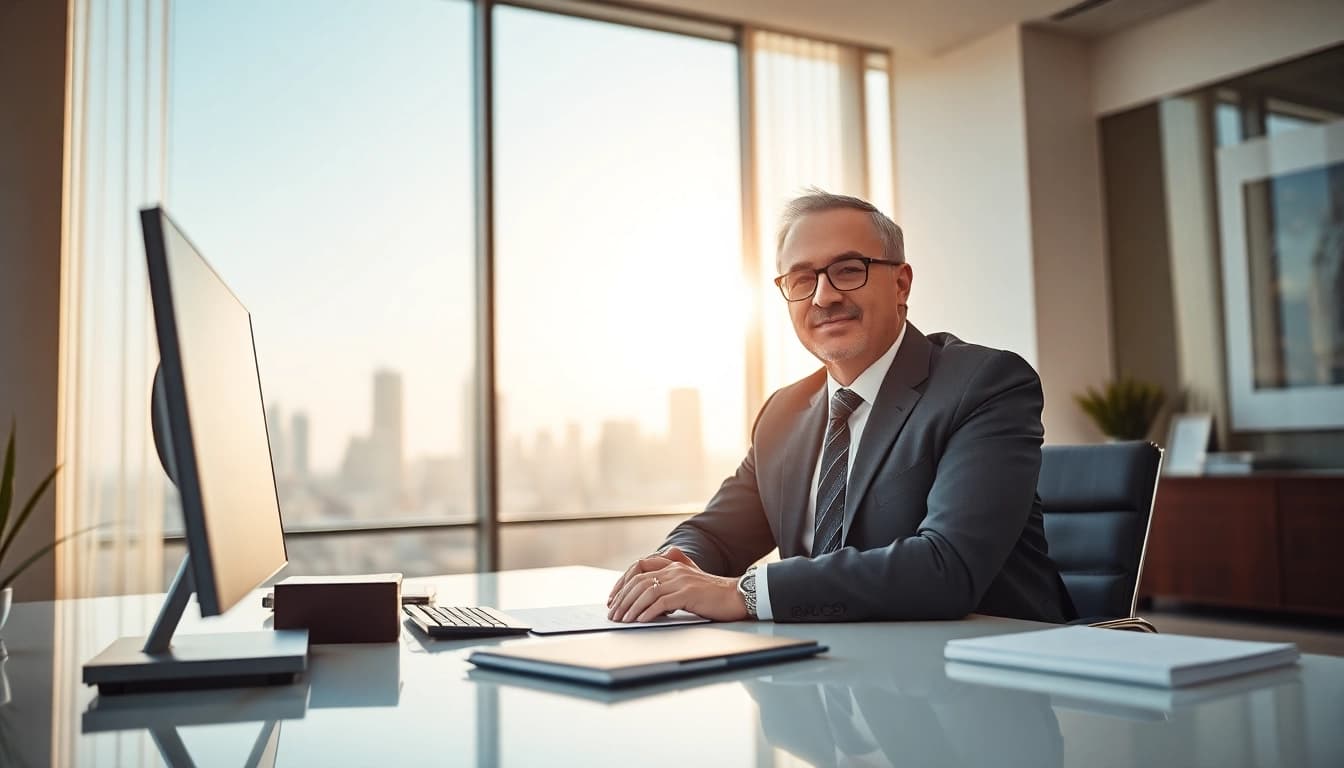 Engaging fiduciary financial advisor Reston VA providing expert guidance in a professional office.