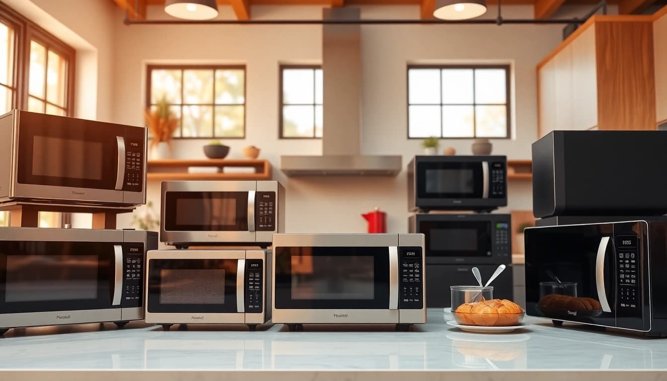 Enhance your cooking with Microwave Oven Sales featuring sleek designs and innovative tech in a modern kitchen.