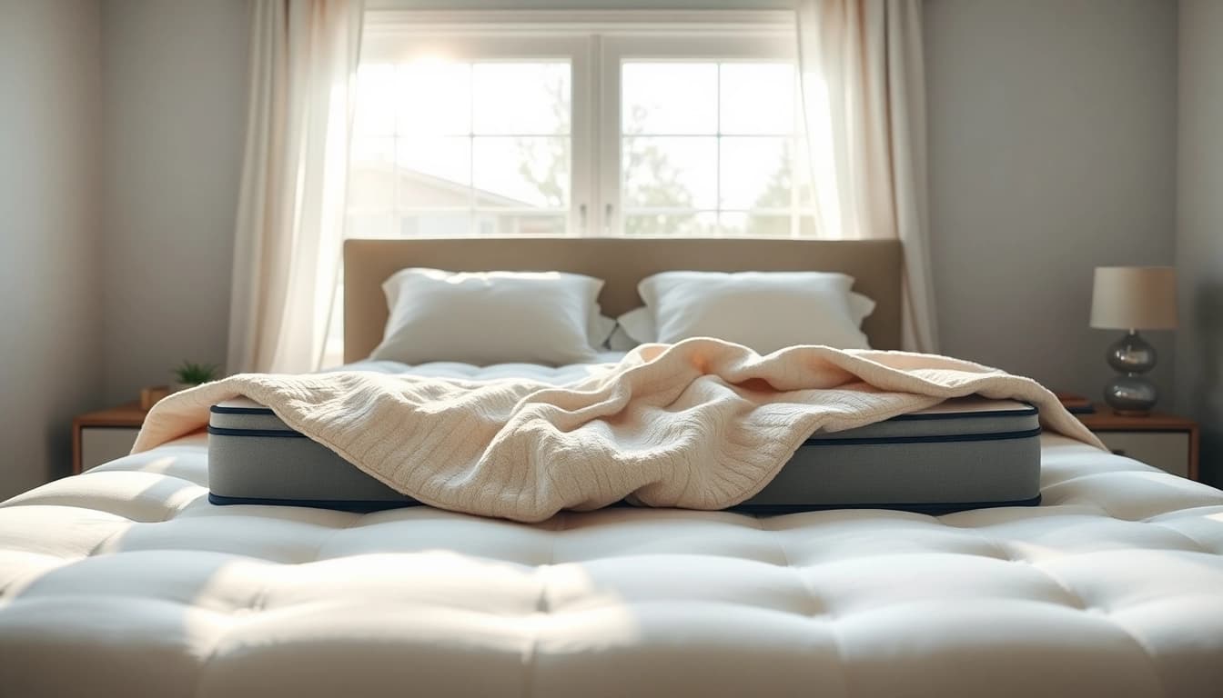 Experience superior comfort and support with a mattress posturepedic in a serene bedroom setting.
