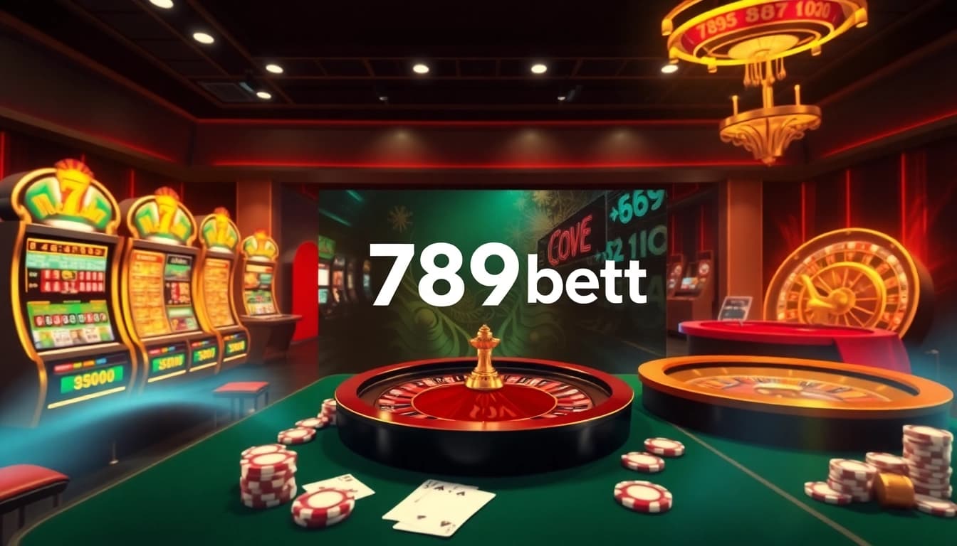 Engage with the thrilling world of online gambling at 789bet com featuring luxurious slot machines and vibrant betting actions.