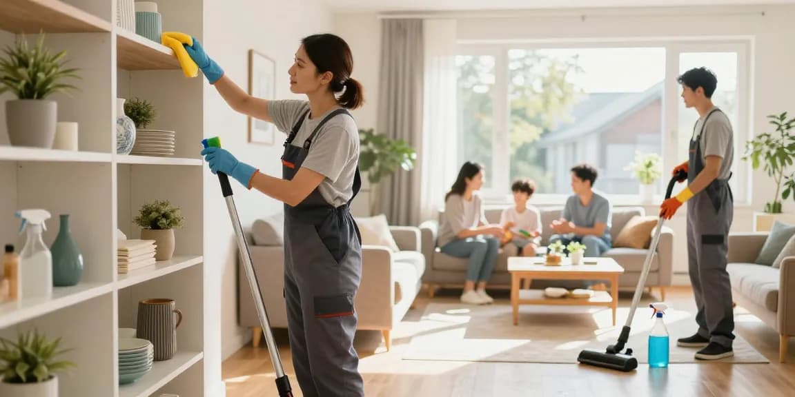 Detailed view of professional umzugsreinigung solothurn service enhancing living space cleanliness.