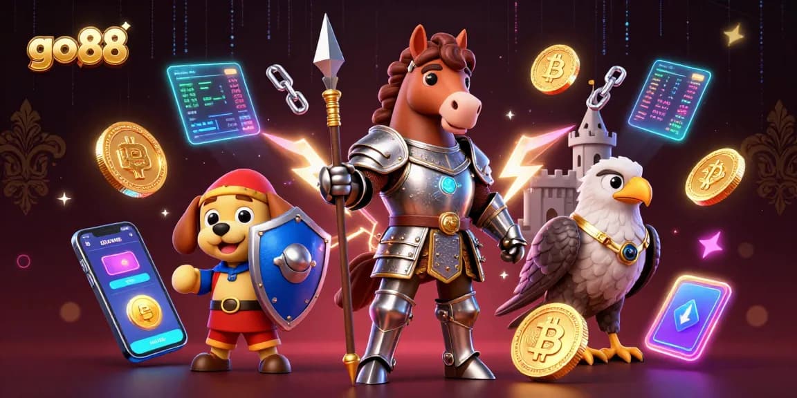 Engage with the go 88 casino adventure featuring knightly fun and crypto-themed elements.