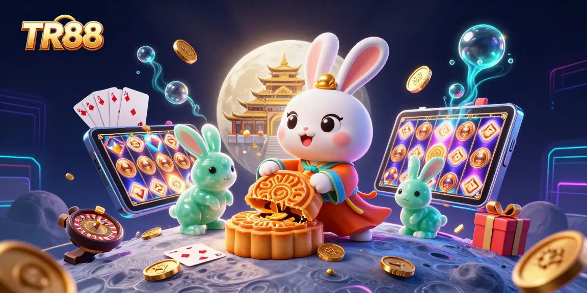 Join the excitement at TR88 as the moon rabbit unleashes poker fortunes from golden mooncakes.