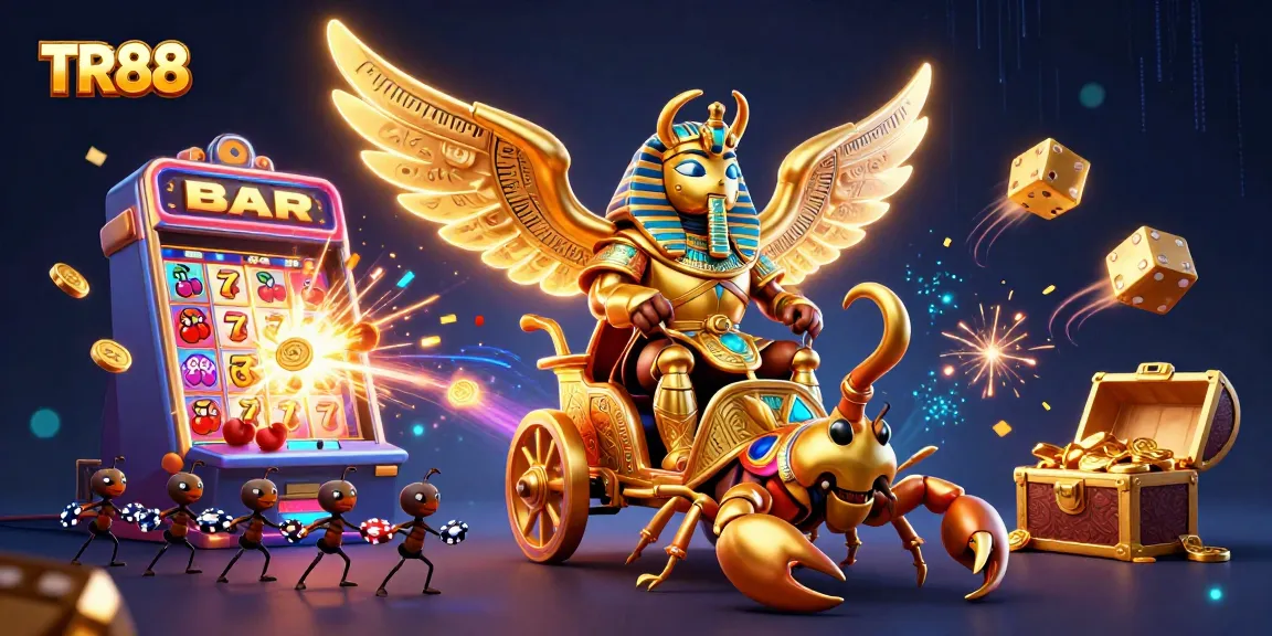Experience TR88's vibrant casino world with exciting games and a jackpot explosion!