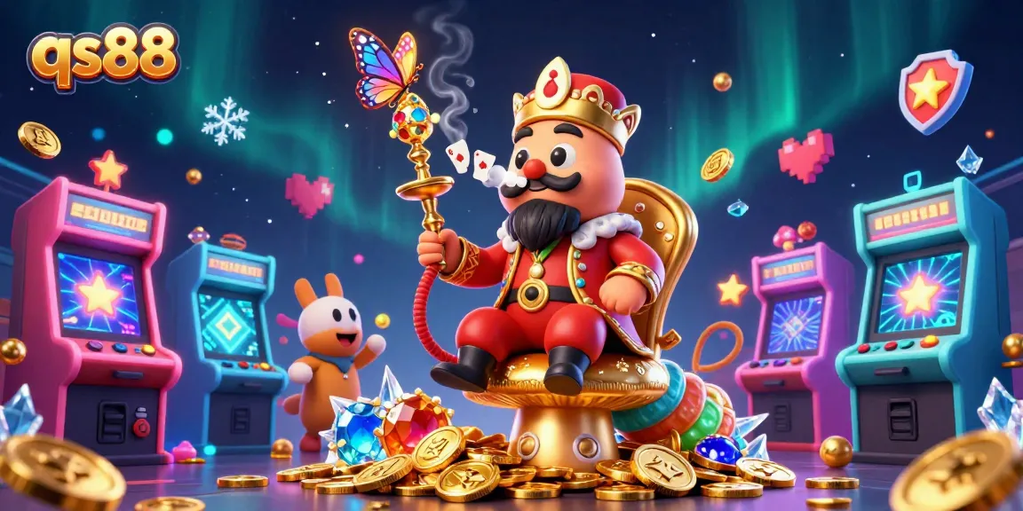Experience the excitement of qs88 with vibrant 3D characters and thrilling casino elements.