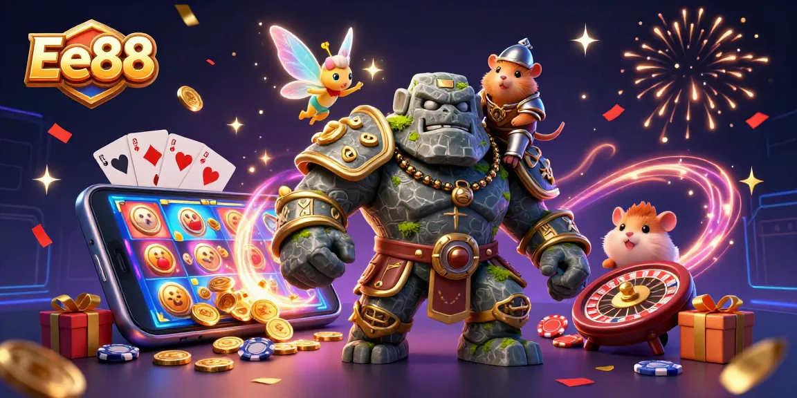Experience exciting gaming adventures with Ee88 as unique characters navigate a magical casino world.