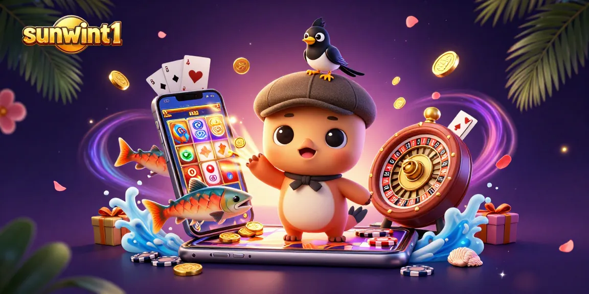Play and win big at sunwint1 with a colorful slot game and dynamic casino theme